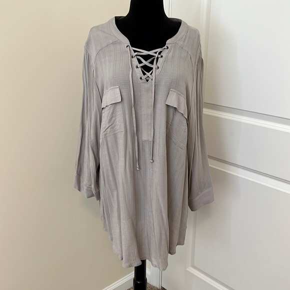 torrid Tops - Torrid 3x gray shirt blouse